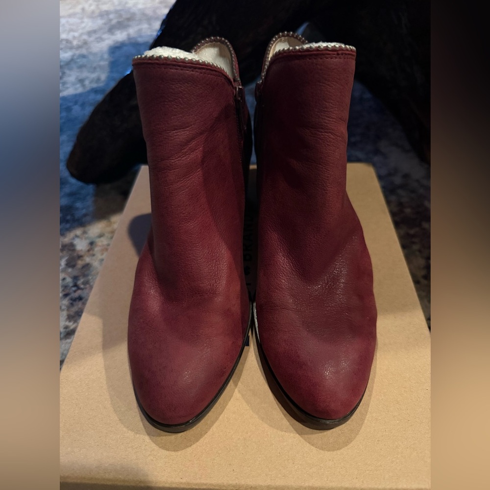 Lucky Brand Sugar Red Booties